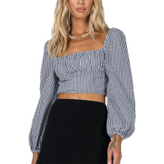 womens summer long sleeve Crop top