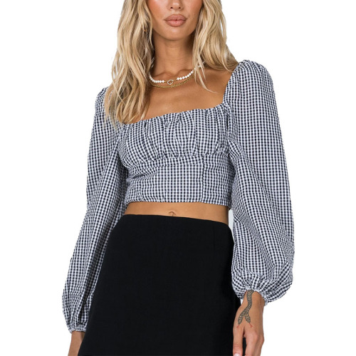 womens summer long sleeve Crop top