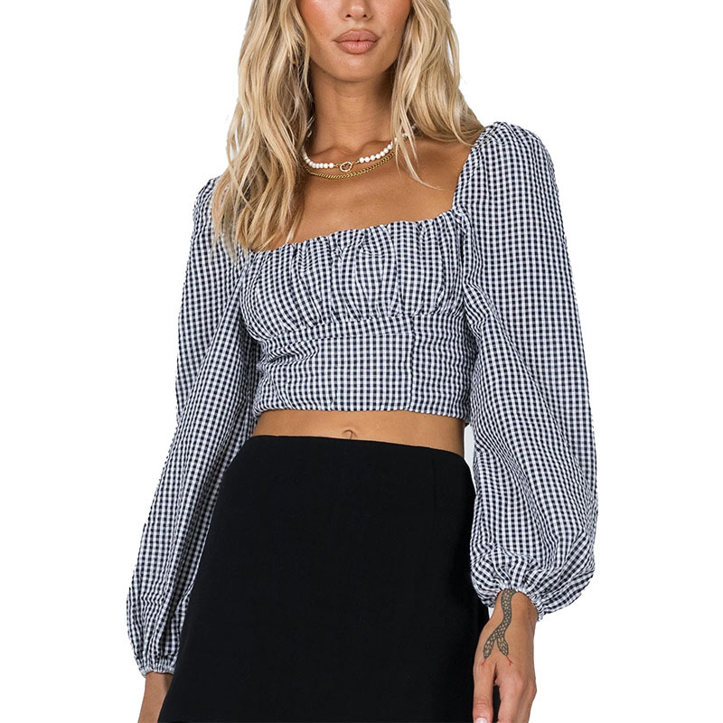 womens summer long sleeve Crop top