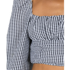 womens summer long sleeve Crop top