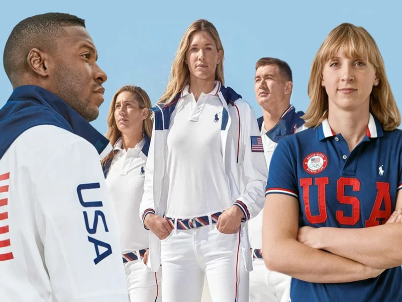Sports Fashion-Olympic elements under the Olympic fever