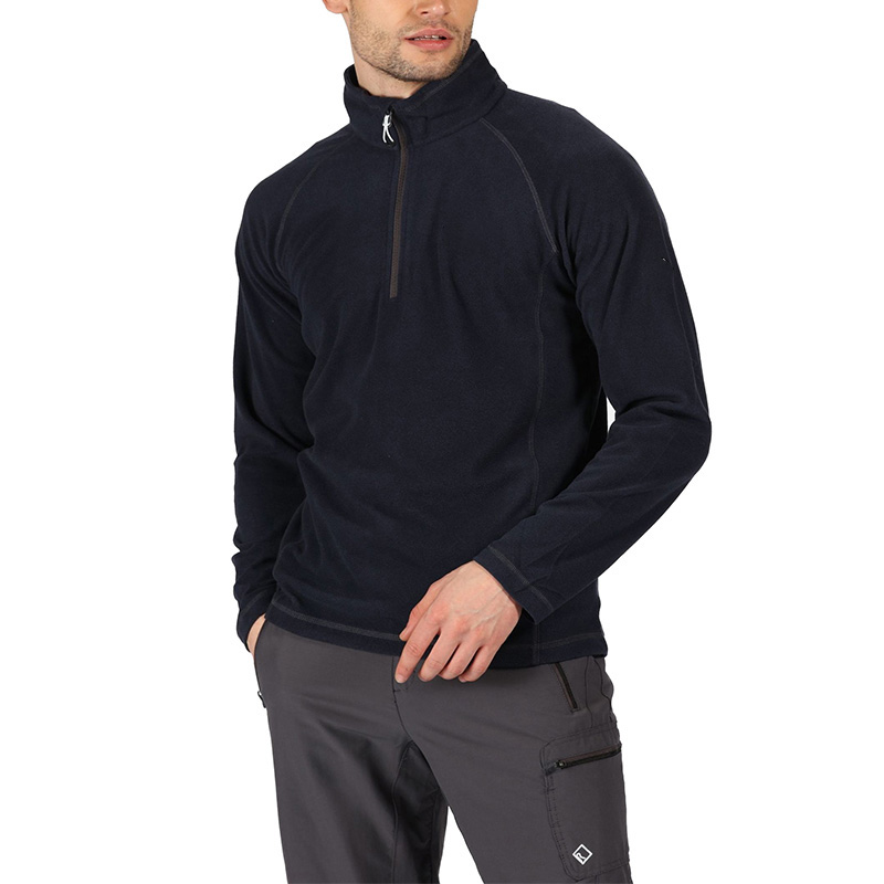 men's half zip fleece top