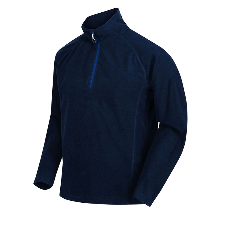 men's half zip fleece top