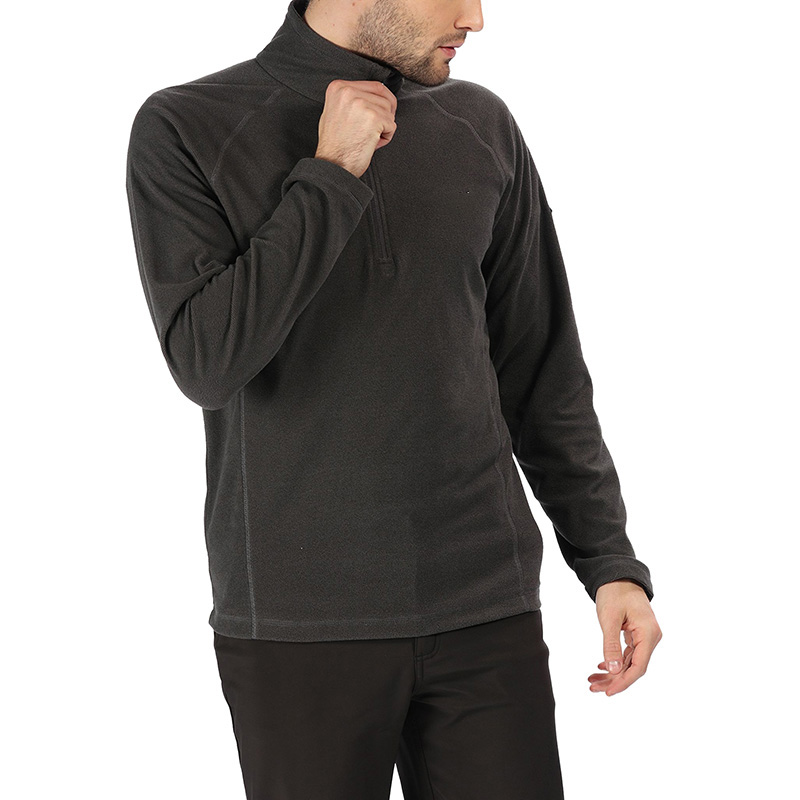 men's half zip fleece top