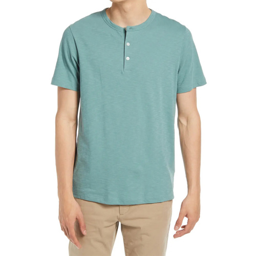 Mens 100% cotton slub T Shirt