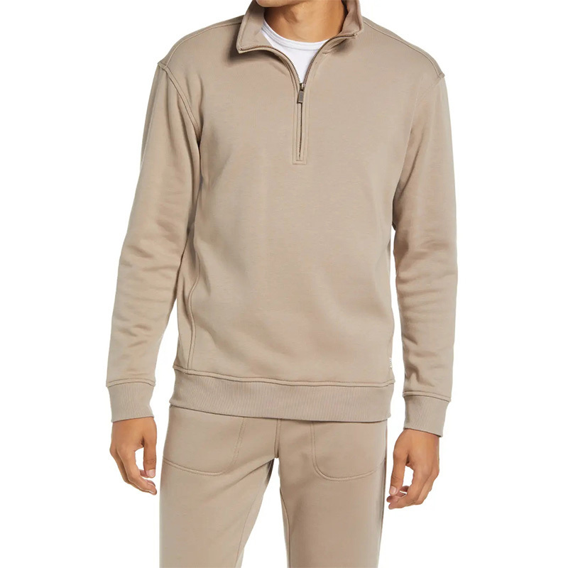 Mens half zip pullover
