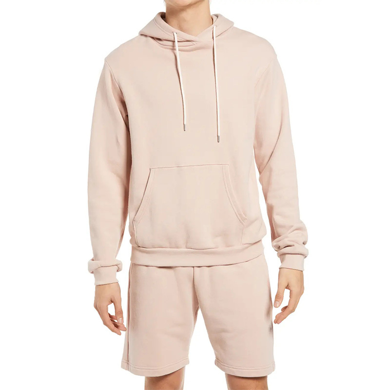 Mens beach hoodie with shorts