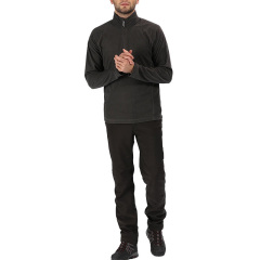 men's half zip fleece top