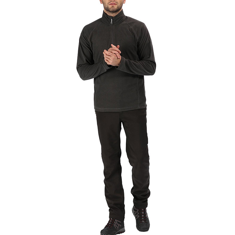 men's half zip fleece top