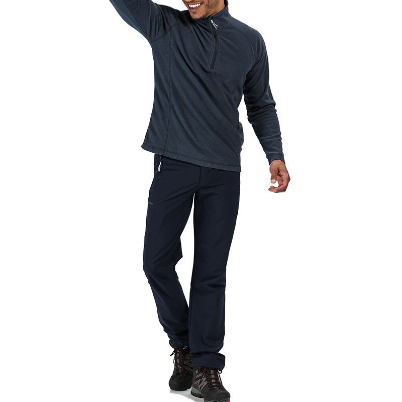 men's half zip fleece top