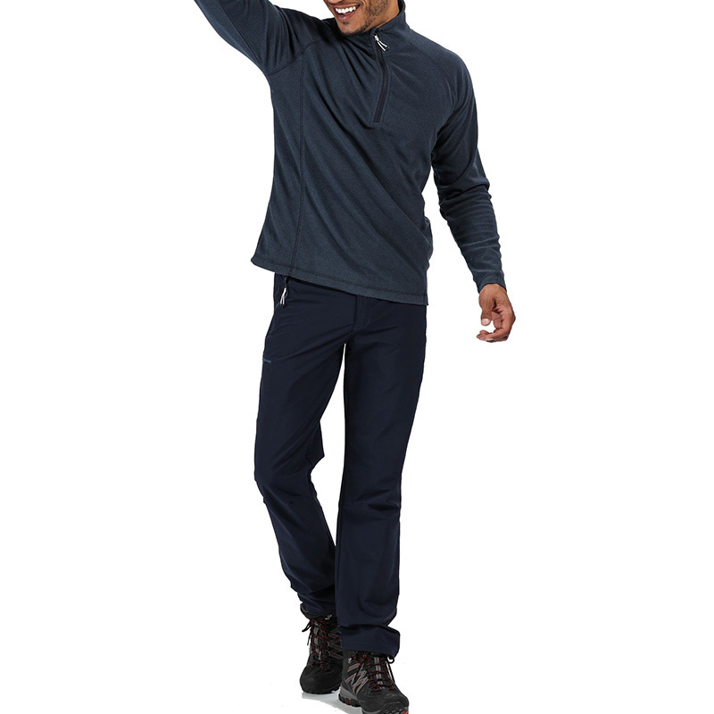 men's half zip fleece top