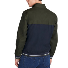 Varsity colourblock jacket mens