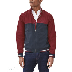 Varsity colourblock jacket mens