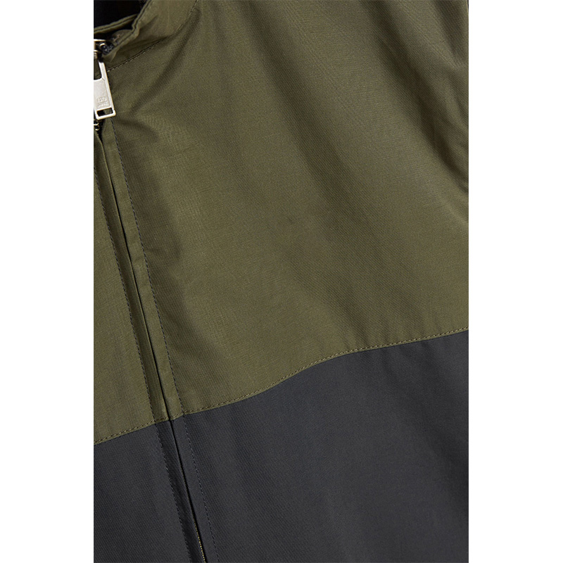 Varsity colourblock jacket mens