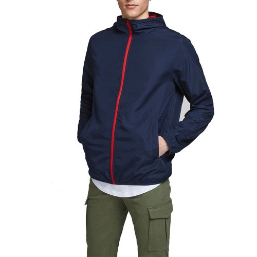 Mens zip up Jacket with hood
