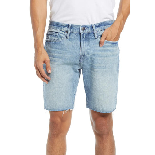 Mens cut off denim shorts