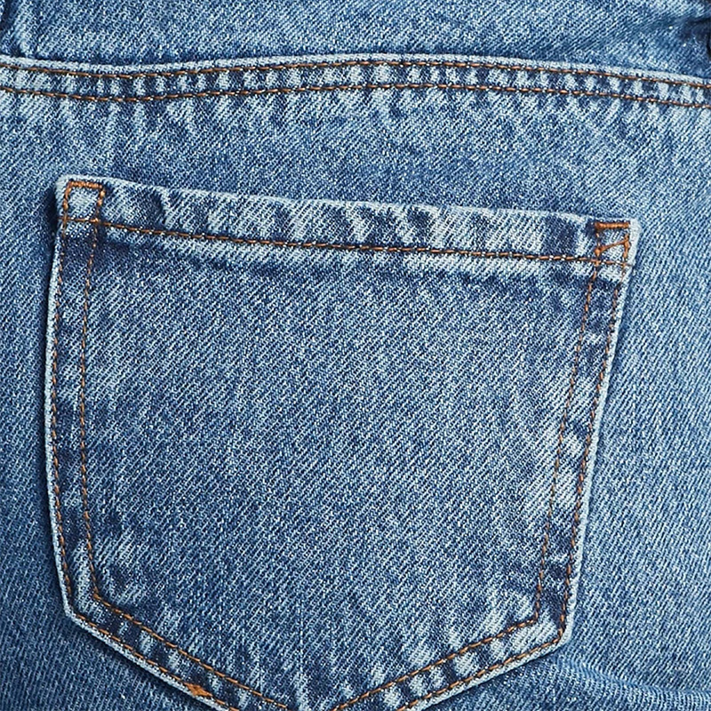 Women's high waisted wide leg jeans