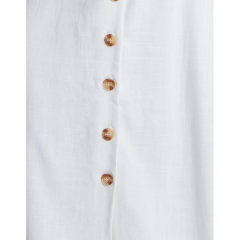 Women's casual summer white midi dress