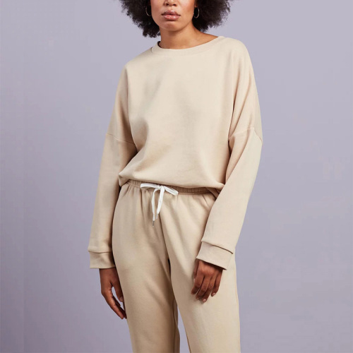 Womens classic oversized crewneck blank sweatshirt