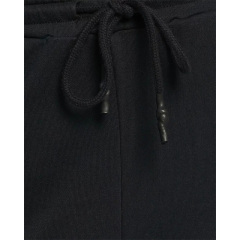 High waist basic cotton black Jogger pants for women