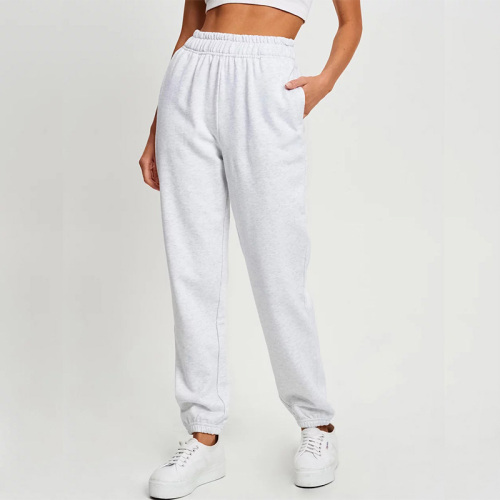 Classic high rise grey joggers women