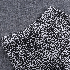 Womens leopard wide leg palazzo pants