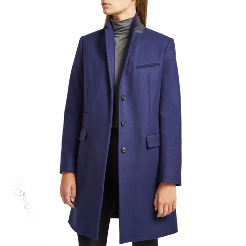 Womens woolen felt winter coat