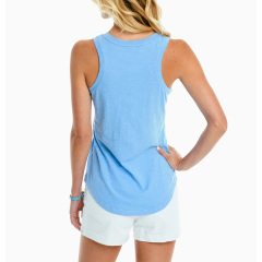 V neck sleeveless tank top womens
