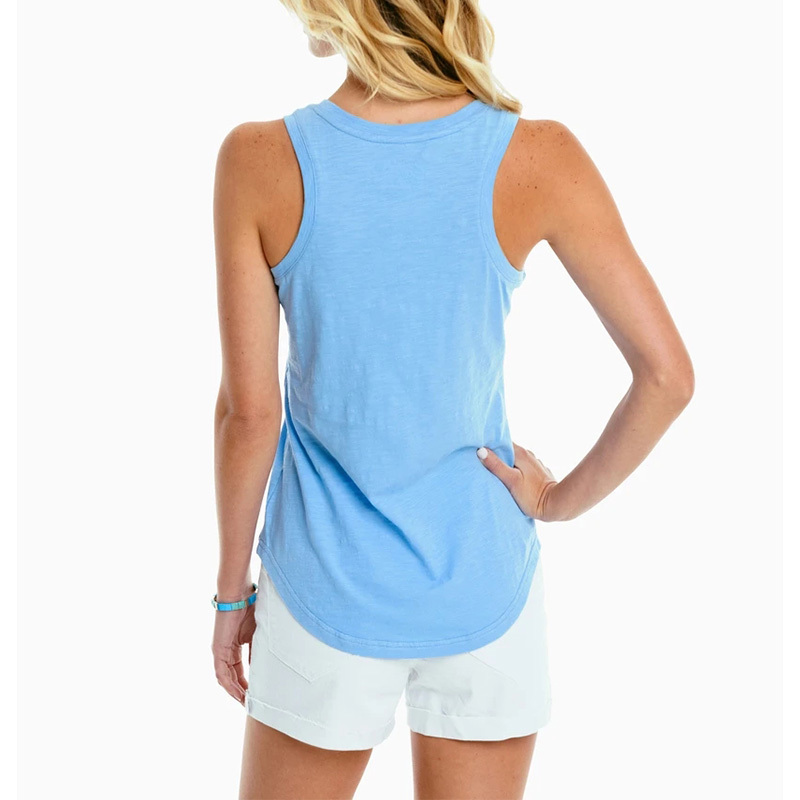 V neck sleeveless tank top womens