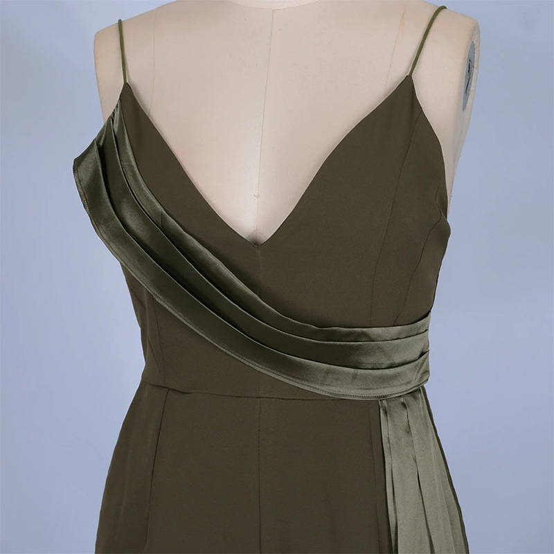 Womens fashion strappy sleeveless frill jumpsuit