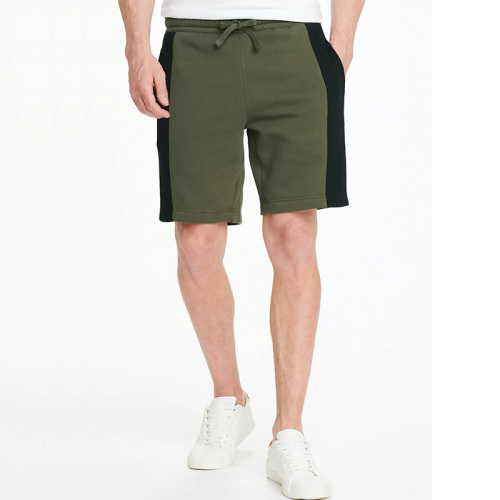 Mens panel jogger shorts