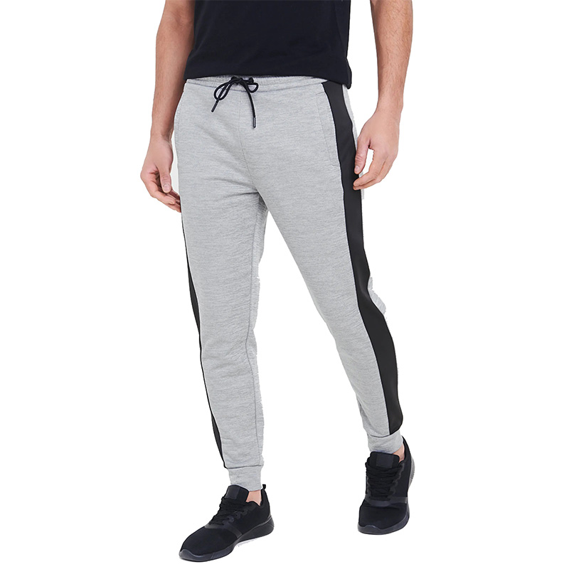Mens athletic panel tracksuit set