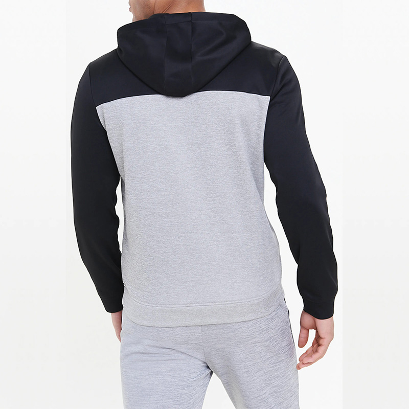 Mens athletic panel tracksuit set