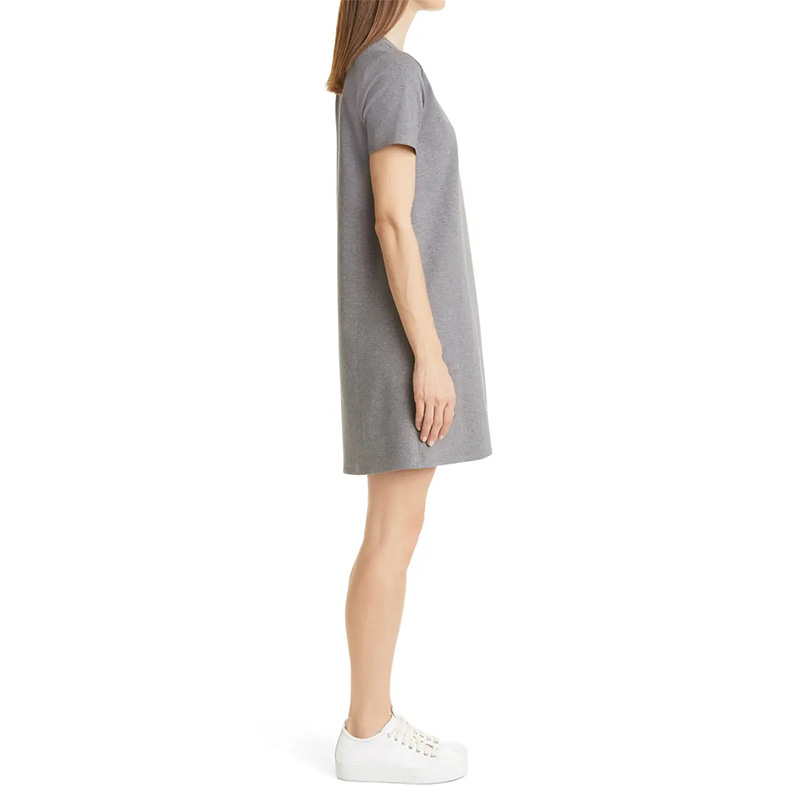 Womens cotton short sleeve t shirt dress