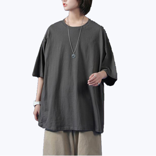 Summer unisex short sleeves oversized T shirt