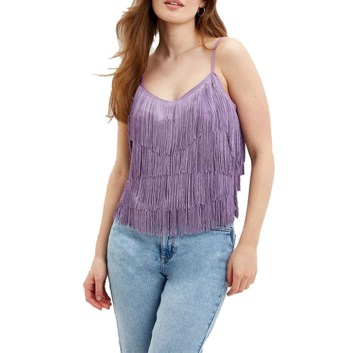 tassel clothing fringe top womens