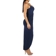 Womens midi jersey wrap dress