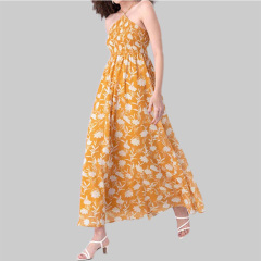 Womens floral print maxi dress