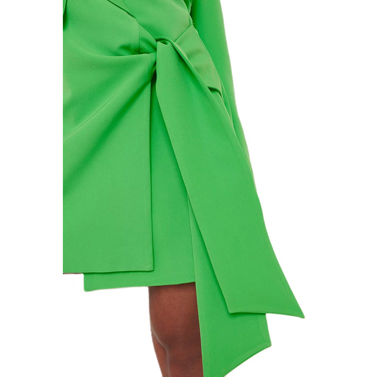2023 new arrival ties blazer mini dress
