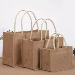 Custom Printed Jute Tote Bag