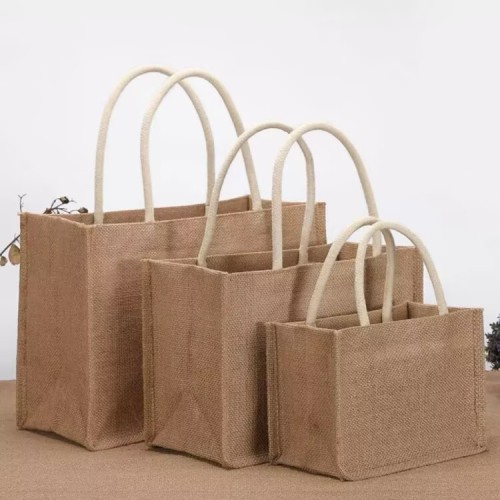 Custom Printed Jute Tote Bag