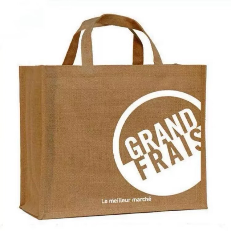 Custom Printed Jute Tote Bag