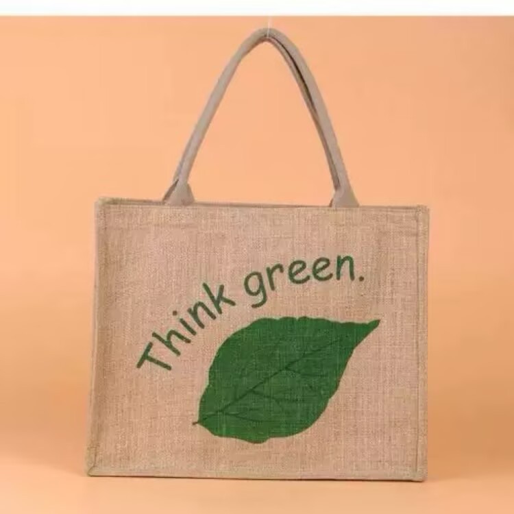 Custom Printed Jute Tote Bag
