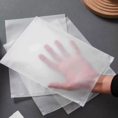 Custom Frosted Zipper Plastic Packaging Bag