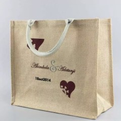 Custom Printed Jute Tote Bag