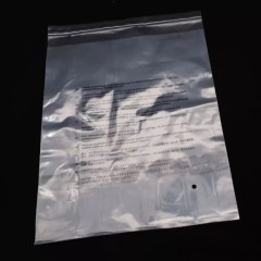Custom Printed Clear Plastic PE Poly Bag Flat Packaging Bag