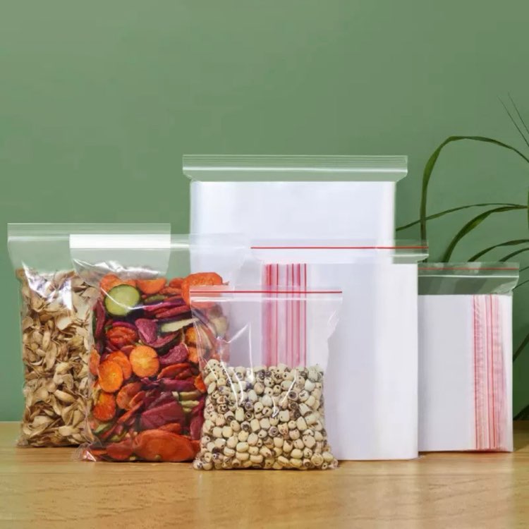 Custom Clear PE Ziplock Bag