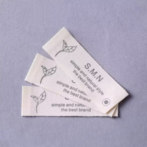 Custom Printed Cotton Clothing Labels