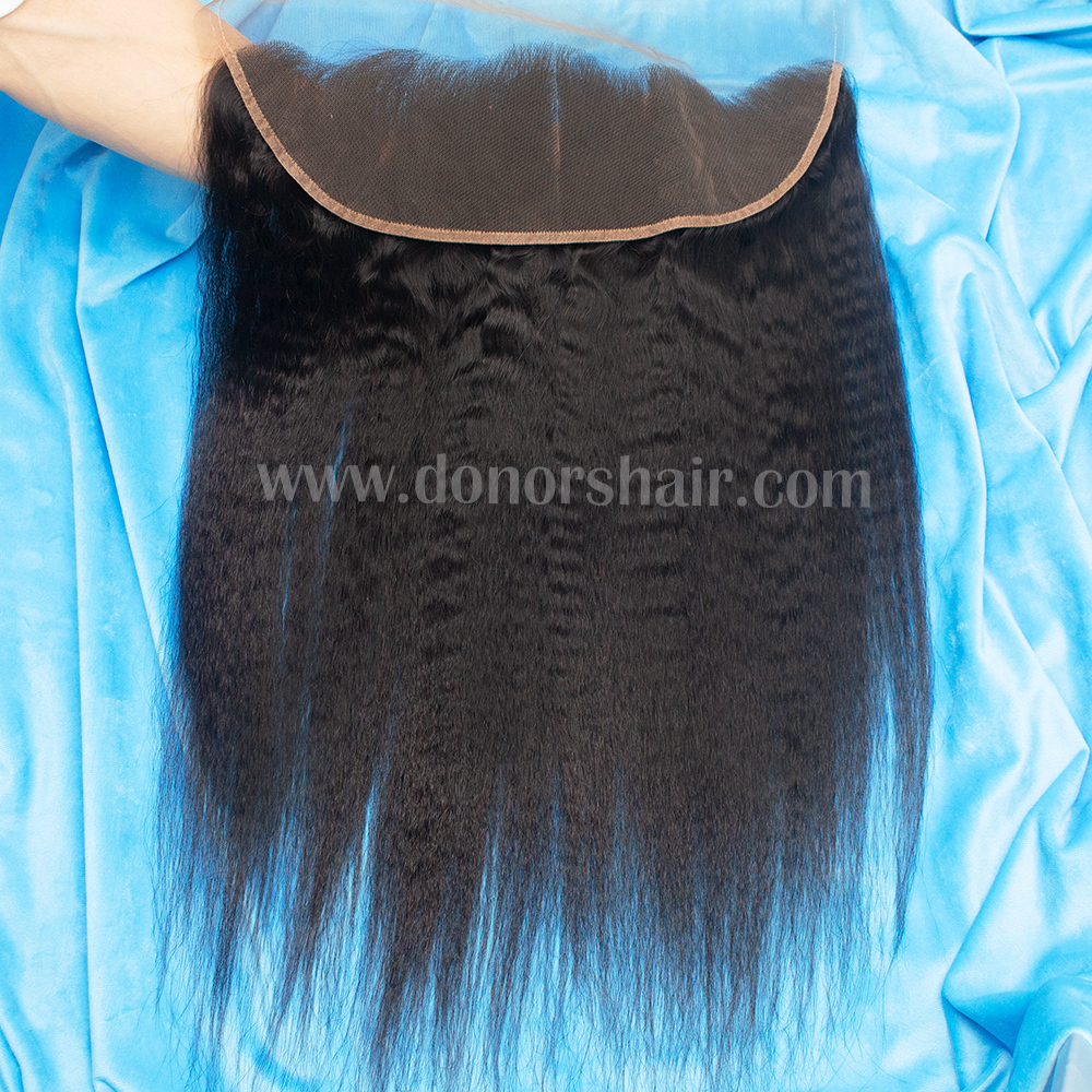 Donors Mink Kinky Straigh 13x4 Frontal