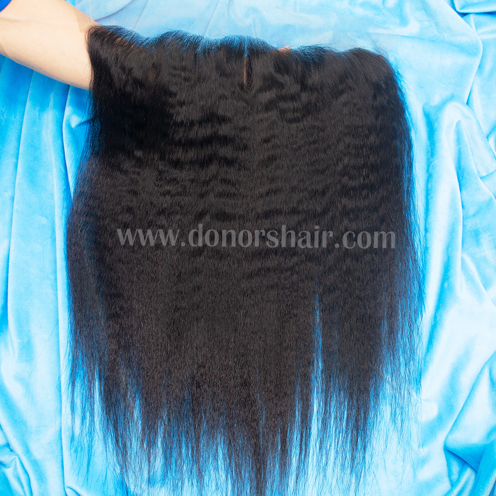 Donors Mink Kinky Straigh 13x4 Frontal